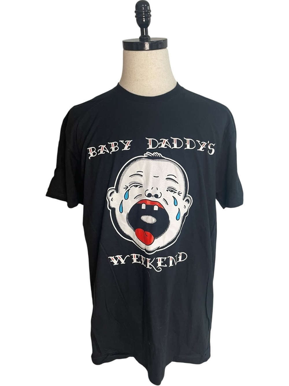 Elle King 2023 “A-Freakin-Men” Tour Baby Daddy's Weekend Tee Black